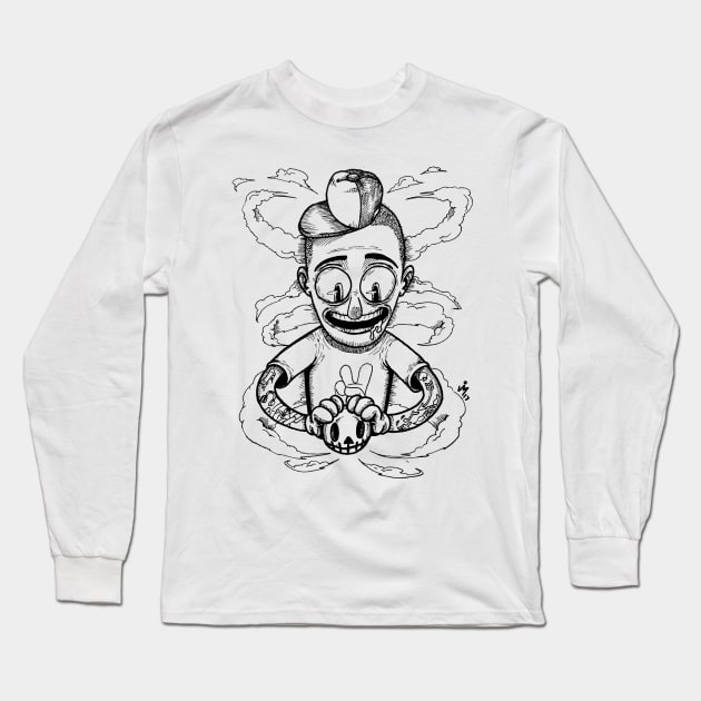 toon dude Long Sleeve T-Shirt by jonathanmor